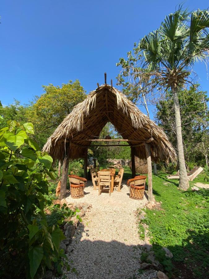 Encantadora Villa Maya Tradicional En Rancho Agroecologico Tzucaceb Zewnętrze zdjęcie