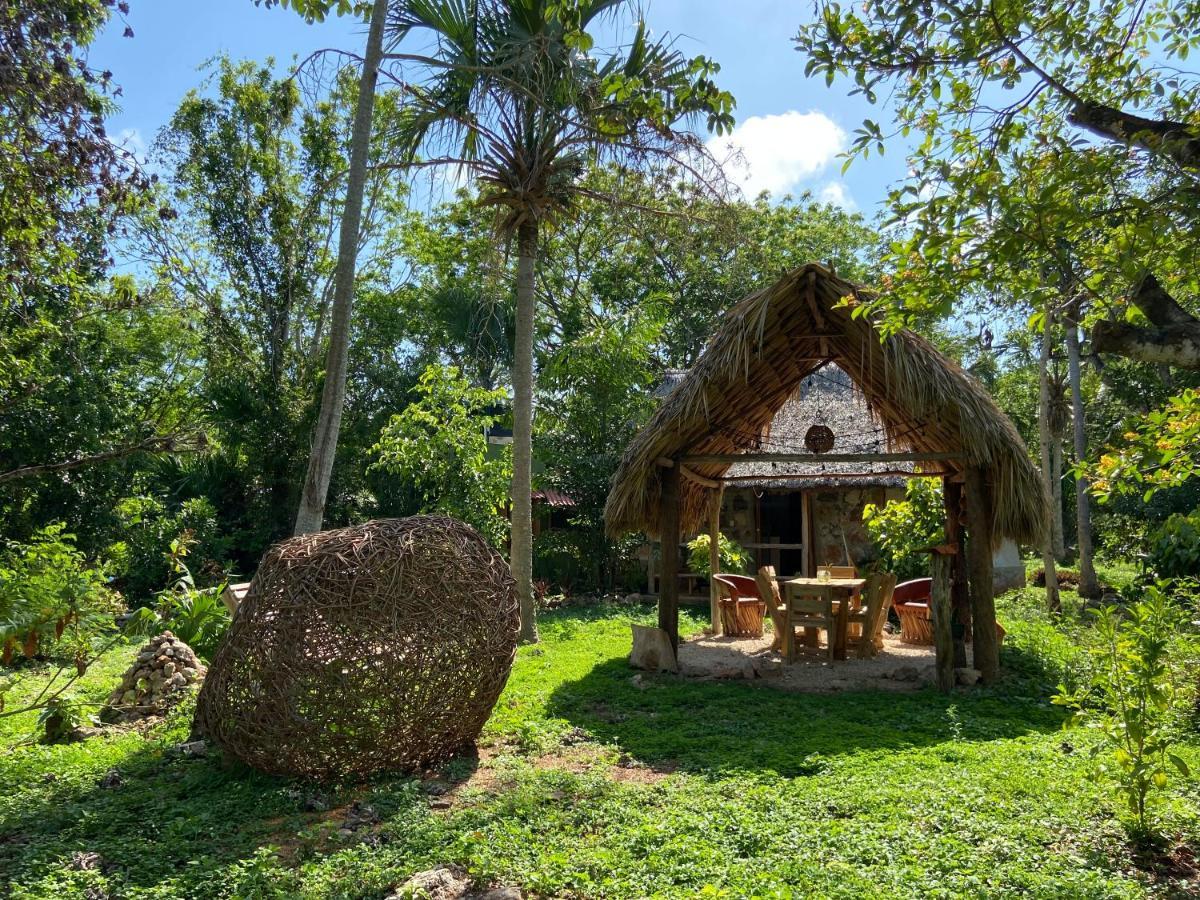 Encantadora Villa Maya Tradicional En Rancho Agroecologico Tzucaceb Zewnętrze zdjęcie
